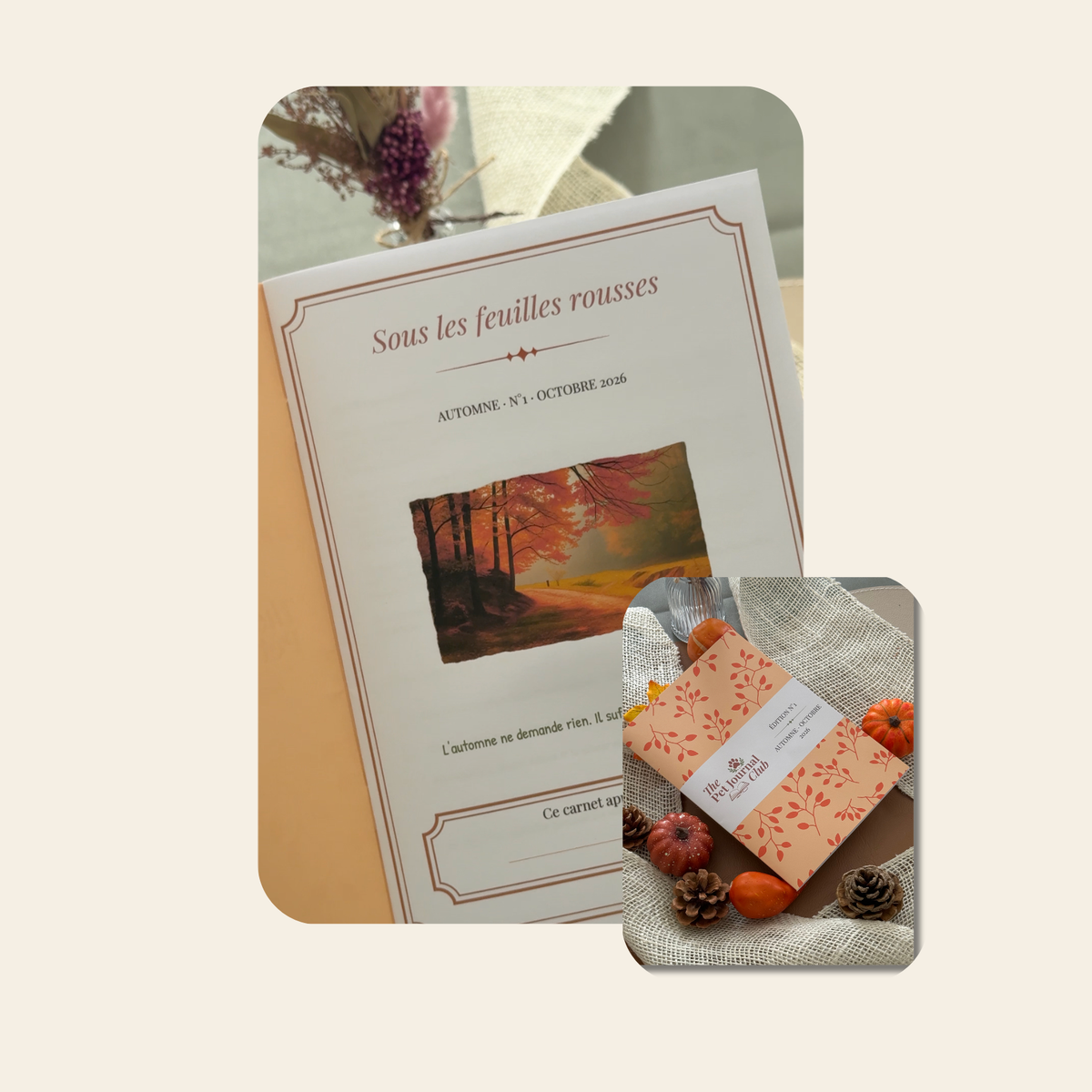 Carnet n°1 – Sous les feuilles rousses