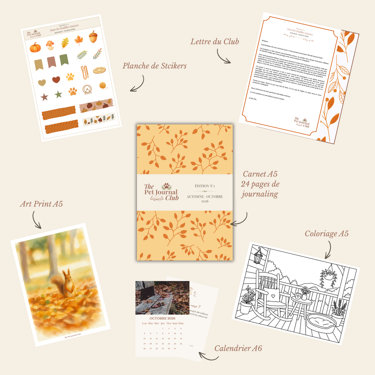🍁Print Club d'Octobre - "Sous les feuilles rousses"