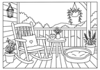 Coloriage A5 - Sous les feuilles rousses